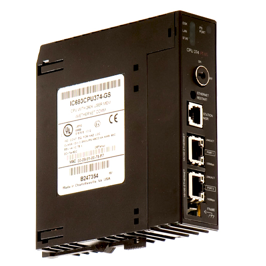 IC693CPU374 | GE Fanuc | Single Slot CPU Module with Embedded Ethernet Interface
