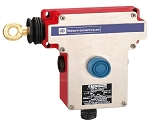 XY2CE2A270EX | Schneider Electric | Latching emergency stop trip wire switch, Telemecanique Emergency stop rope pull switches XY2C, rope pull e XY2CE, LH side -2NC, booted pushbutton