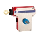 XY2CE2A450 | Schneider Electric | Latching emergency stop rope pull switch,  Telemecanique rope pull switches XY2C, e XY2CE, LH side -1NC+1 NO, key release pushbutton