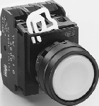 22mm Pushbutton Green: YW1B-M1E11G