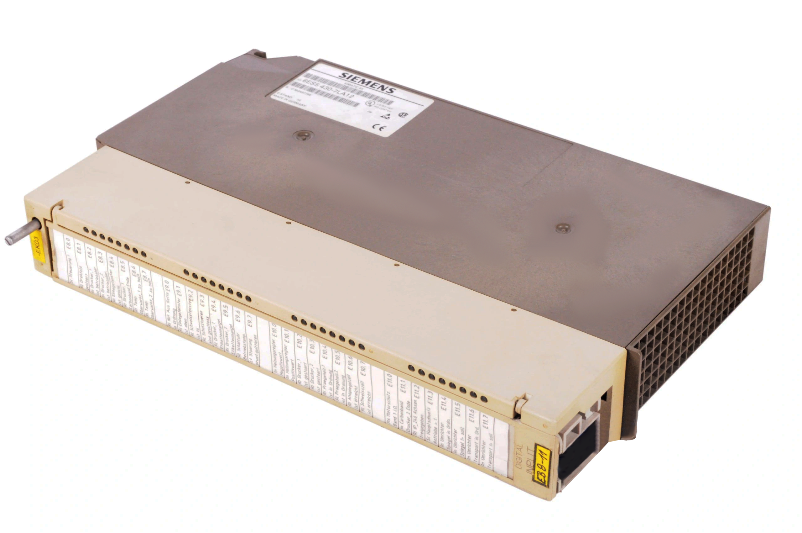 6ES5430-7LA12 | Siemens | 	SIMATIC S5, Digital input 430 Isolated for S5-115U/F 32 inputs 24 V DC * SAME DAY DELIVERY - 1 UNIT ONLY*