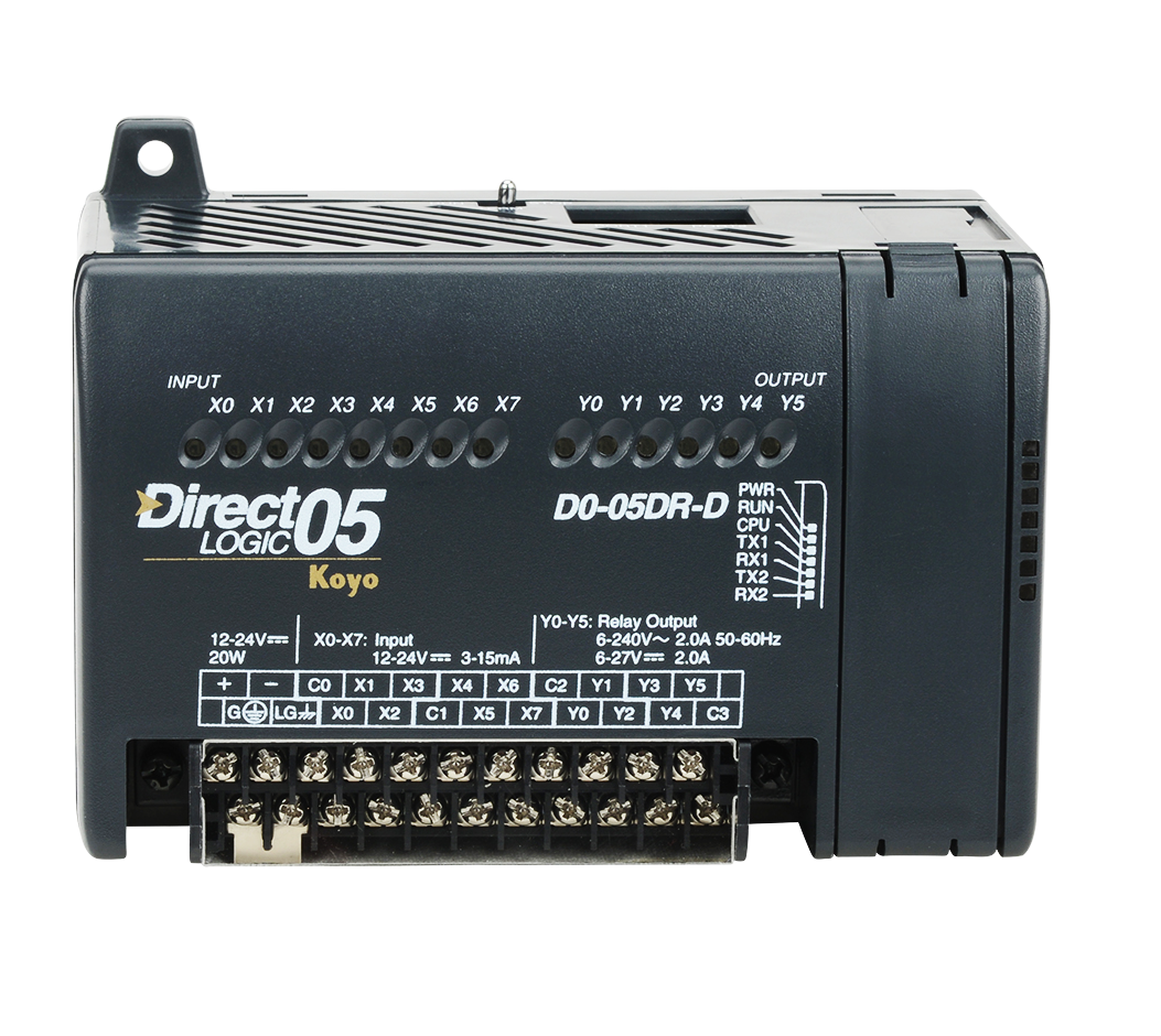 D0-05DR-D | Koyo | DC input 8 Points.Relay output 6 Points